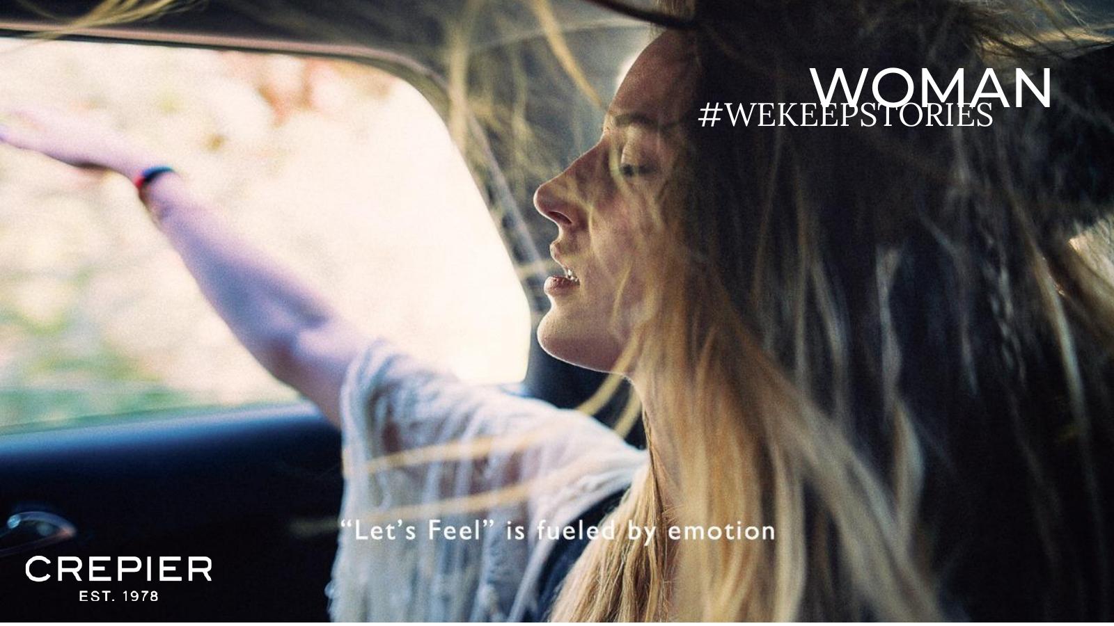 Crepier We Keep Stories lifestyle campaign